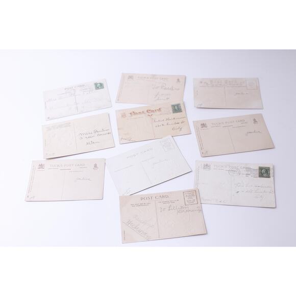 Retro Post Cards, Set of 10, Valentine Greetings, Adorable, Illustrations - Picture 4 of 4